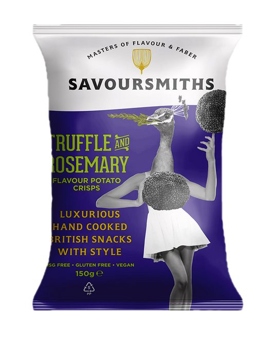 Savoursmiths Truffle & Rosemary Crisps
